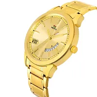 HEMT Day and Date Analog Gold Dial Men's Watch-HM-GR444-GLD-GLD-thumb1