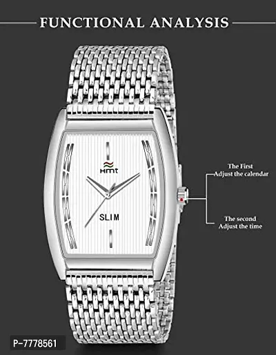 HEMT Silver Dial Analog Watch - HM-GSQ1052-SLV-CH-thumb3