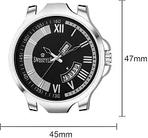 Stylish Black Silicone Analog Watch For Men-thumb3