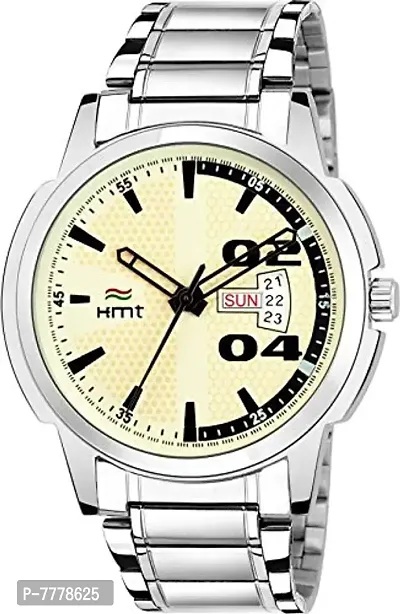 Hemt Analog Off-White Dial Men's Watch-HM-GR091-CRM-CH&hellip;-thumb0