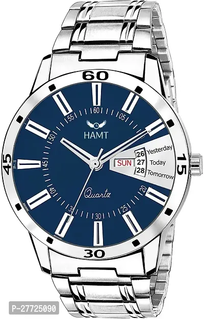 Stylish Silver Stainless Steel Analog Watch For Men