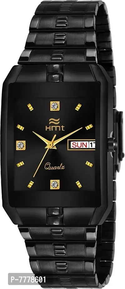 HM-GSQ005-BLK-BLK Analog Watch - for Men-thumb0