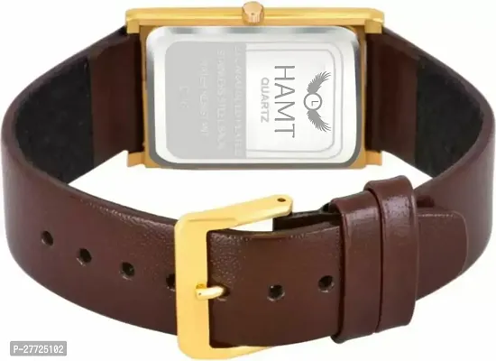 Stylish Brown Synthetic Leather Analog Watch For Men-thumb4