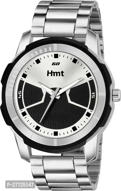 Stylish Silver Stainless Steel Analog Watch For Men