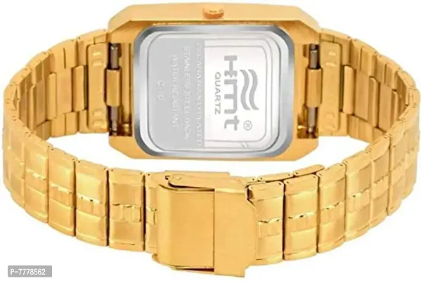 HEMT Fashion Analogue Men's Watch(Golden Dial Gold Colored Strap)-HM-GSQ005-GLD-GLD-thumb3