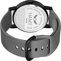 Stylish Black Silicone Analog Watch For Men-thumb4