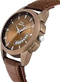 HEMT Brown Dial Day n Date Display Analog Watch HM-GR066-BRW-BRW-thumb1