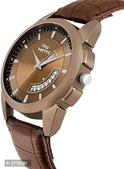 HEMT Brown Dial Day n Date Display Analog Watch HM-GR066-BRW-BRW-thumb2