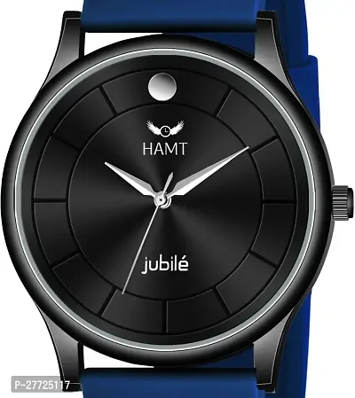 Stylish Blue Silicone Analog Watch For Men-thumb3