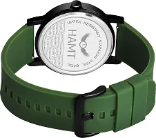 Stylish Green Silicone Analog Watch For Men-thumb4