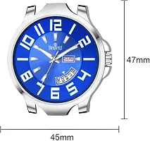 Stylish Blue Silicone Analog Watch For Men-thumb3