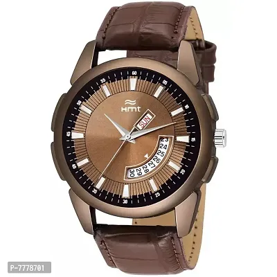 HEMT Brown Dial Day n Date Display Analog Watch HM-GR066-BRW-BRW-thumb0