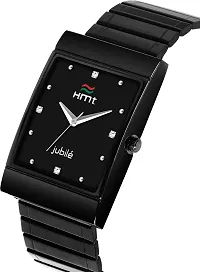 Stylish Black Metal Analog Watch For Men-thumb1