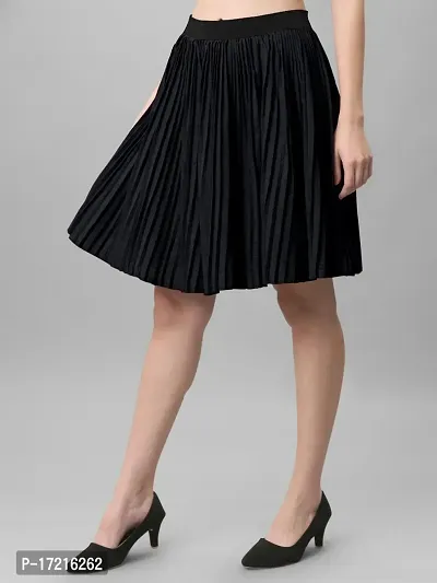 Stylish Fancy Designer Crepe Solid Skirts For Women