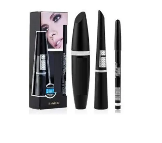 Kajal Eyeliner Mascara 3in 1 Pack of 3