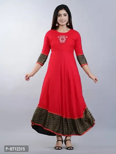 Latest Designer Red Gown-thumb3