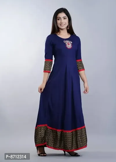 New Blue Designer Gown-thumb2