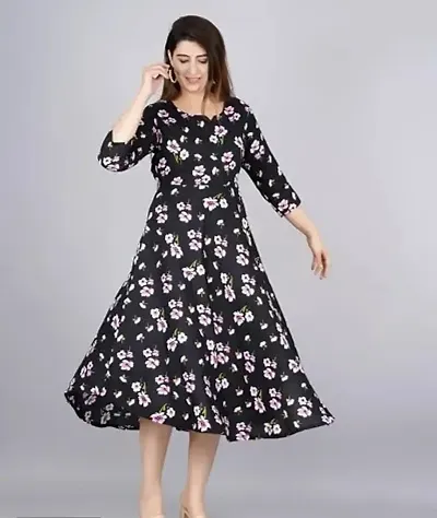 Classic Rayon Gown For Women