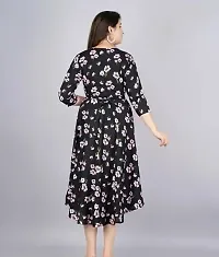 Classic Rayon Printed Gown For Women-thumb1