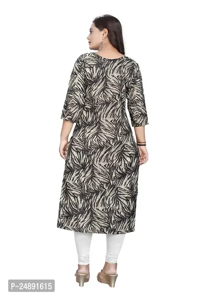 Stylish Multicoloured Crepe Printed Straight Kurta Pack Of 2-thumb2