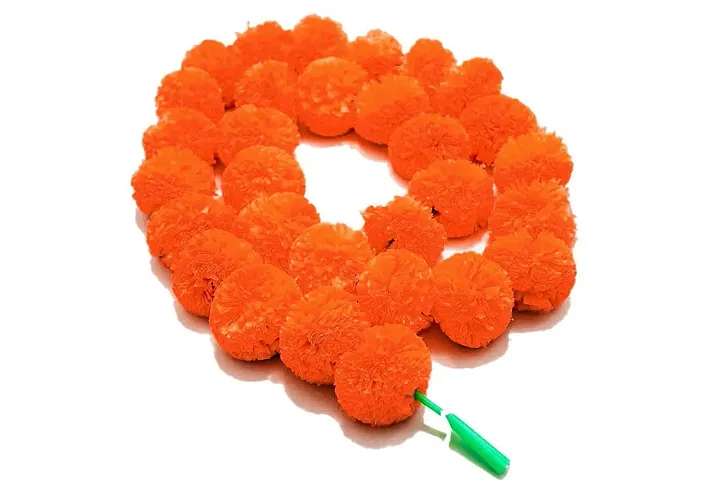 AOUDICHYA Artificial Marigold Wall Hanging Garlands String for Special Occasion Decoration, Home Decor Party |Office, Home| Festival Theme Decorative Item