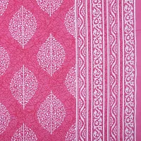 Parth Collection 300 TC Cotton Printed Double Bed Bedsheet with 2 Pillow Covers (84 X 90 Inches, Pink)-thumb4