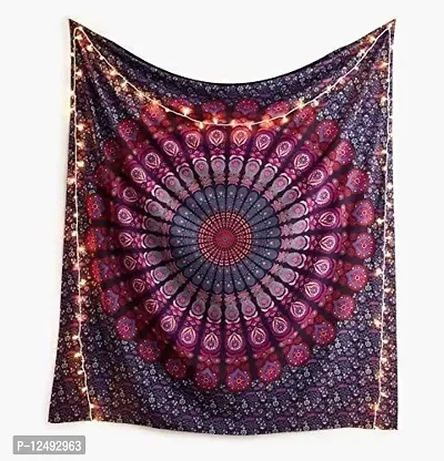 Hippie Indian Decor Mandala Tapestry Wall Hanging Throw Bohemian Twin  Bedspread
