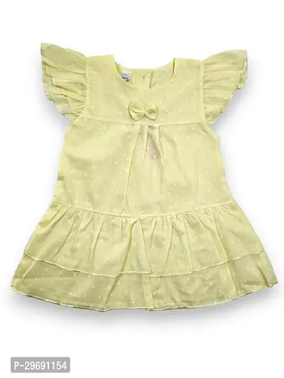 Fabulous Cotton Solid Frocks For Girls-thumb0