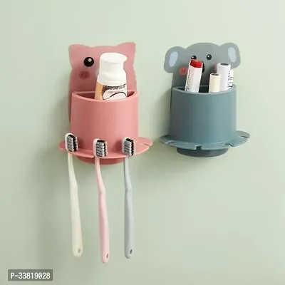 Wall Mounted Cartoon Toothbrush Holders for Bathroom Assorted Color-thumb4