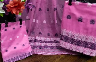 Embroidered Mekhela Chador Cotton Blend Saree-thumb1