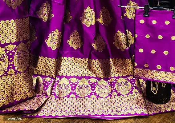 Embroidered Mekhela Chador Silk Blend Saree-thumb2