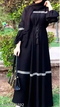 Nice Black Abaya For Women-thumb1