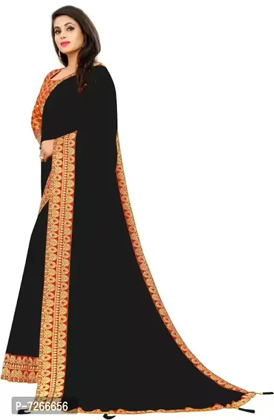 Elegant Art Silk Saree With Blouse Piece For Women-thumb3