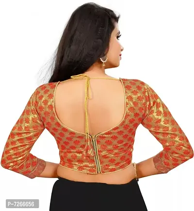 Elegant Art Silk Saree With Blouse Piece For Women-thumb5