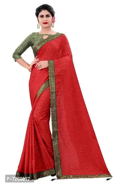 Elegant Art Silk Saree With Blouse Piece For Women