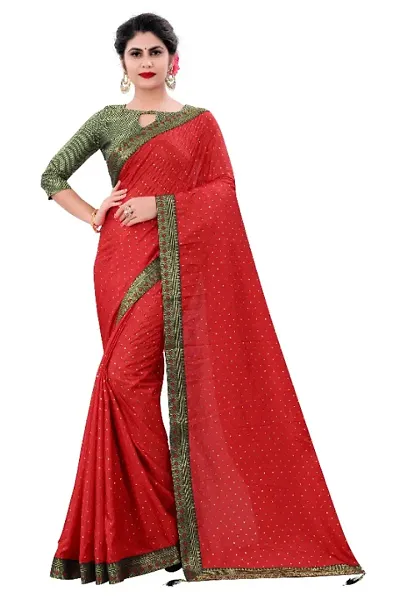 Elegant Art Silk Sarees With Fancy Border And Blouse Piece
