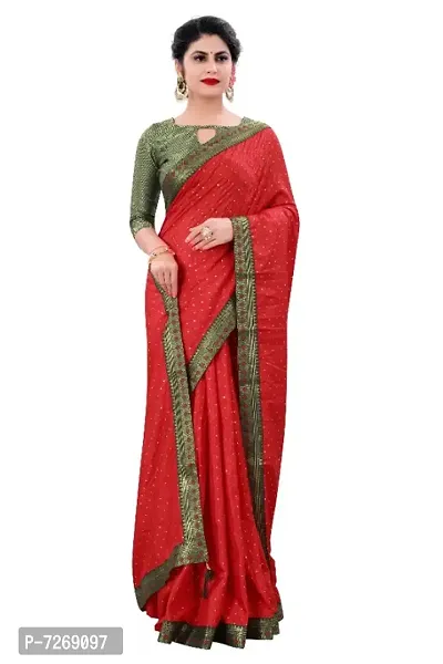 Elegant Art Silk Saree With Blouse Piece For Women-thumb2