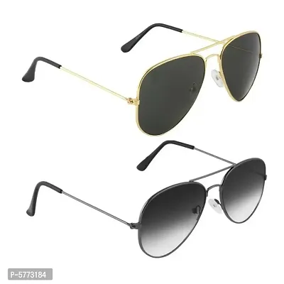 Trendy Combo of 2 Sunglasses For Men & Women