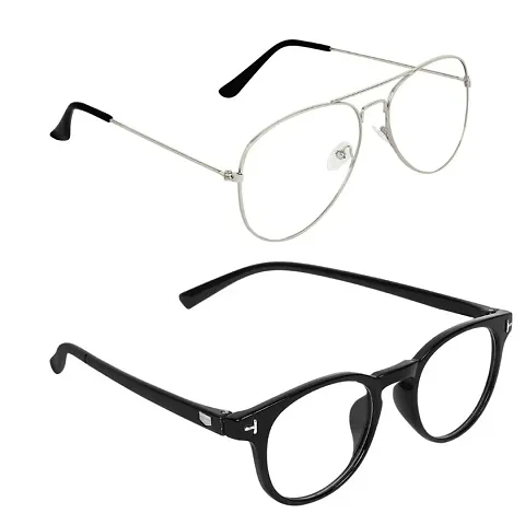 Trendy Aviator Sunglasses Combo of 2 for Men and Women
