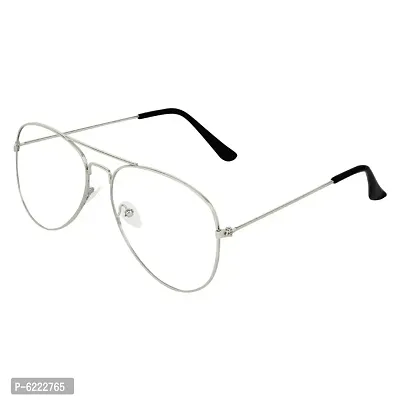 Royalmede Silver and Clear Metal Unisex Eyewear Frame-2-thumb0