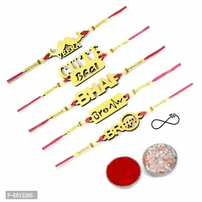 Beautiful Rakhi for Brothers (Pack of 5)-thumb0