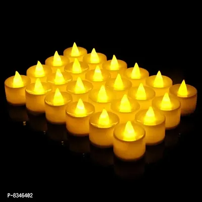 Yellow LED Candles (Pack of 12)-thumb0