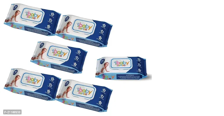 Premium Baby Wet Wipes with LID 80 Wipes Per Pack