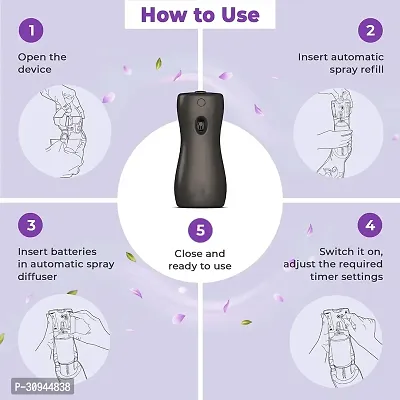 FRESHIOS Long Lating Refill Automatic Air Freshener Spray With Lavender Fragrance Use For Home  Office,Bathroom Lasts up to 60 days (250 ml)-thumb2