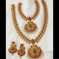 Stylish Golden Brass  Jewellery Set For Women-thumb2