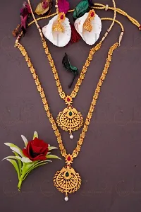 Stylish Golden Brass  Jewellery Set For Women-thumb1