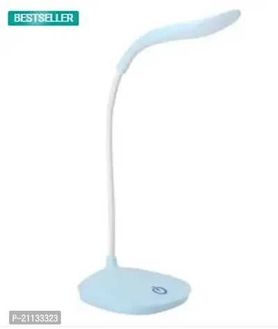 Rechargeable LED Desk Lamp Touch Control On Off / Student Study Table Lamp (30 cm, White)-thumb0