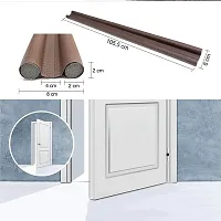 Dev Door Seal Guard Gap Filler for Floor Mounted Door Stopper Brown  (Pack Of 6)-thumb2