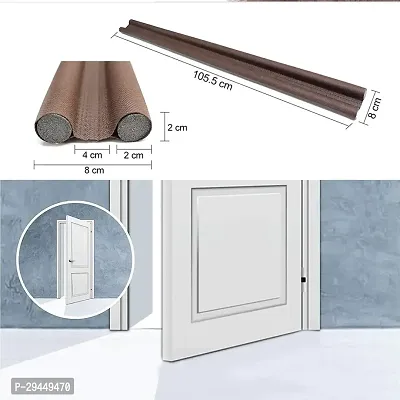 Dev Door Seal Guard Gap Filler for Floor Mounted Door Stopper Brown  (Pack Of 6)-thumb3