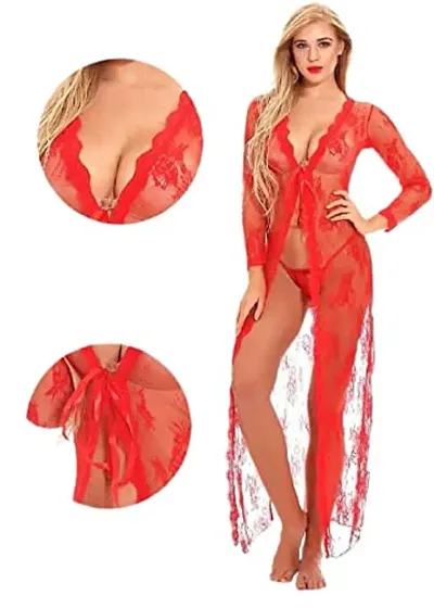 Sexy Red Babydoll Night Dresses